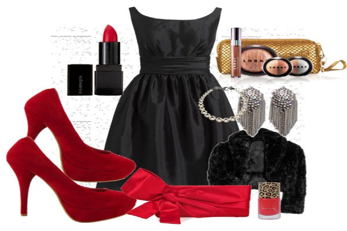 Accessories for black dress - ideas and combinations